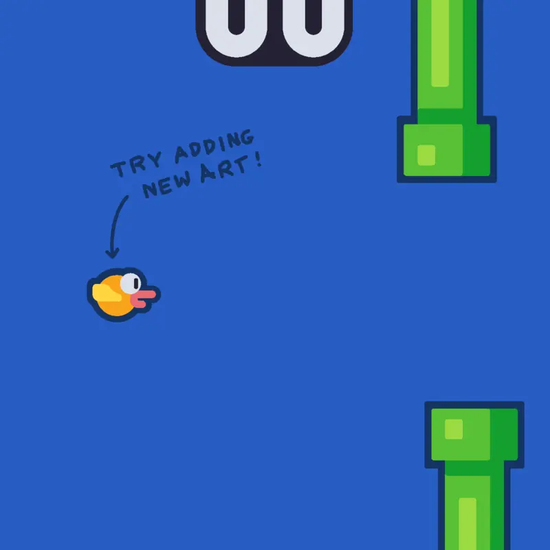 Flappy bird by @d1s4ster
