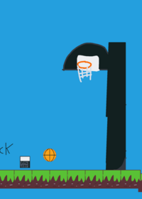 Eraser plays from stationary basketball