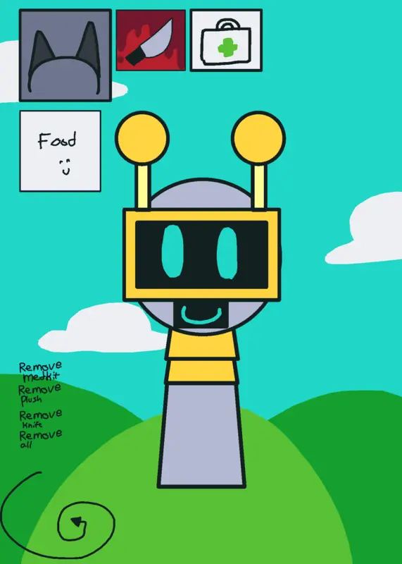 Funbot ragdoll!! by @ItsNOTok