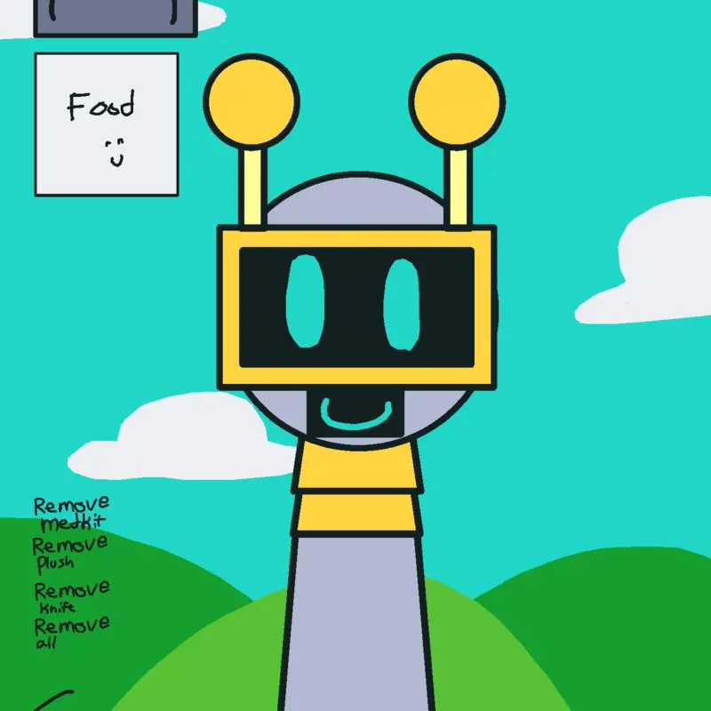 Funbot ragdoll!! by @ItsNOTok