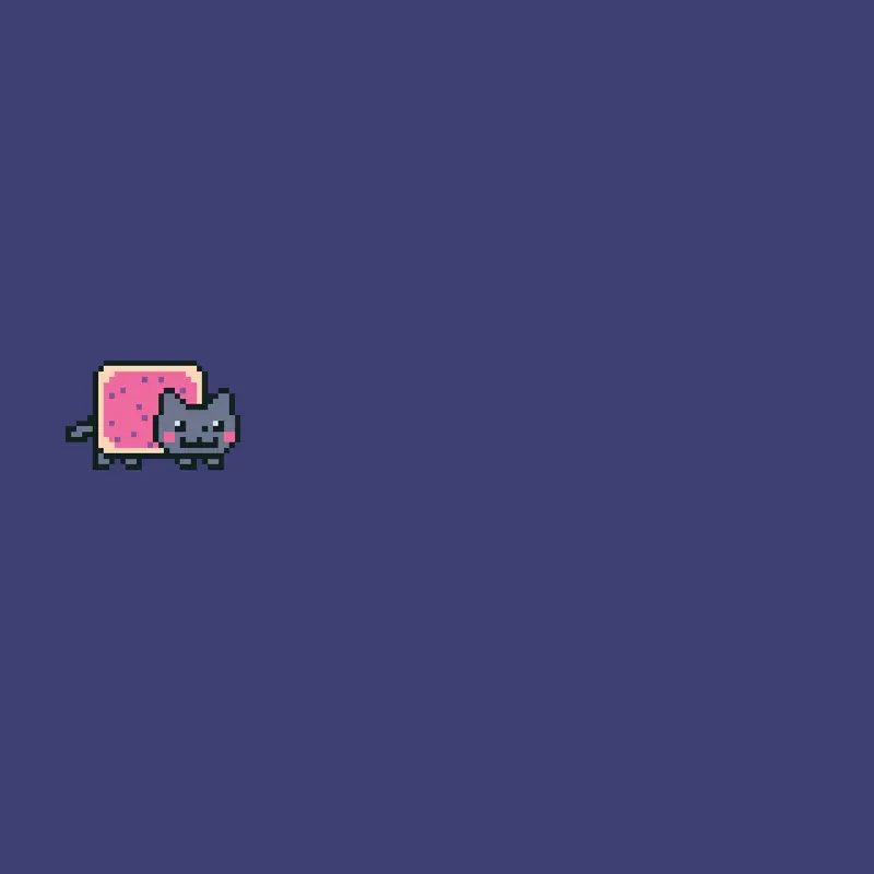 Nyan cat sim by @TheMartian