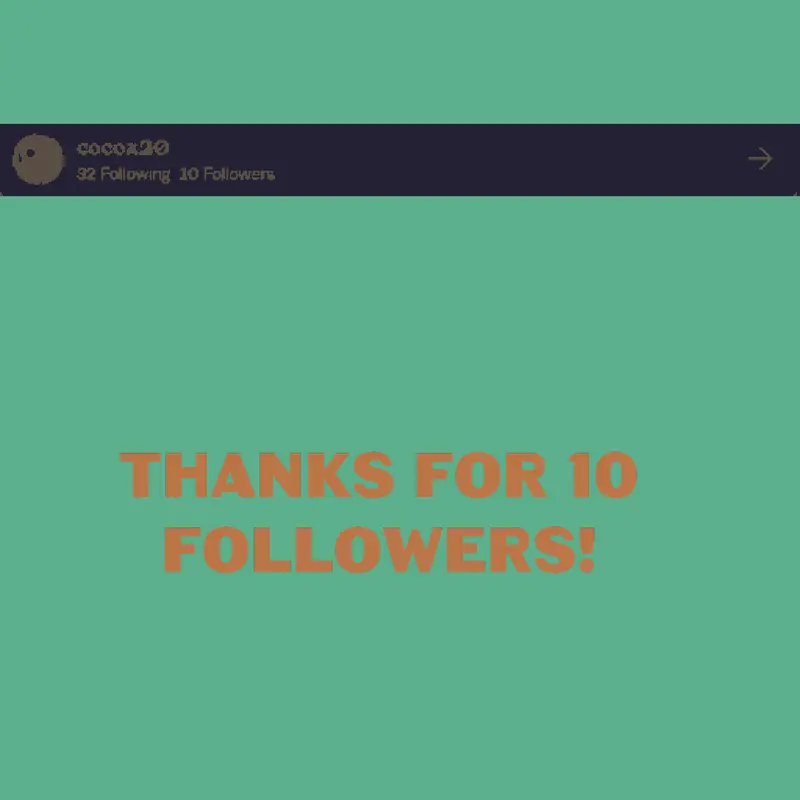 10 by @cocoa20