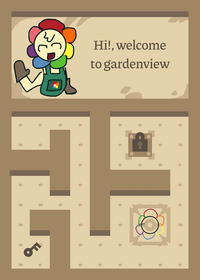 Dandy’s world puzzle (maze)