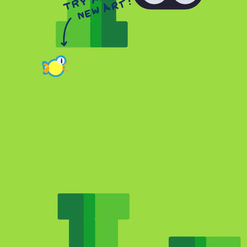 Looking #flappybird by @BryanColao