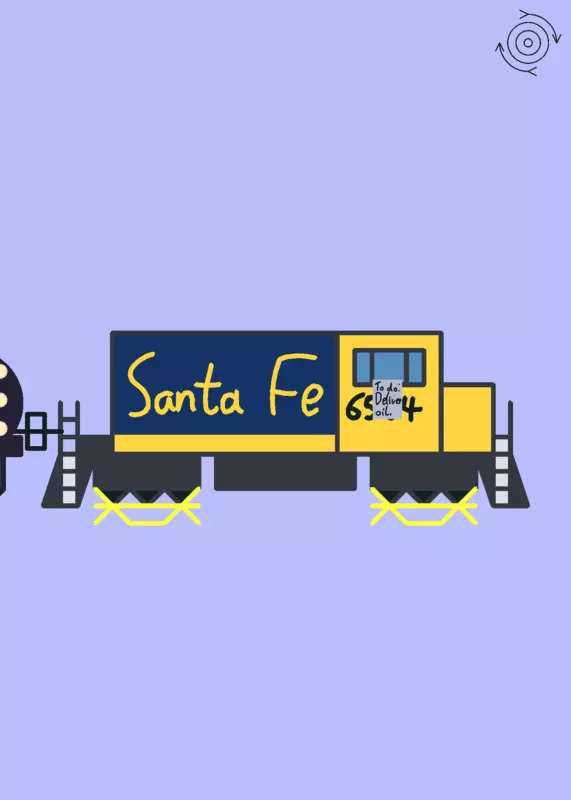 Endless locomotive driving simulator by @Nooble_Games