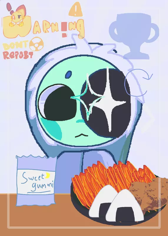Astro feeding by @WARNING_EMOJICT