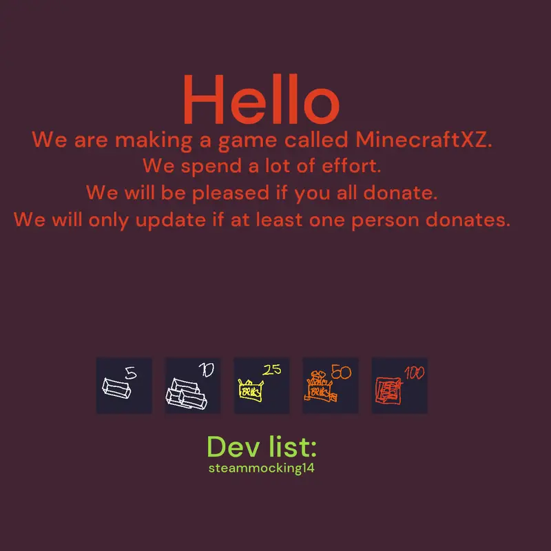 Donate by @MinecraftXZ