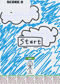 Stickman dodging
