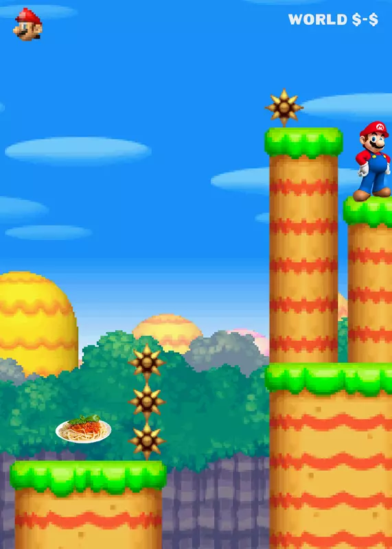 Mario Wants His Spaghetti Back! by @toupee