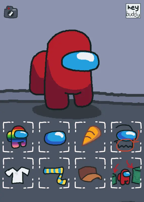 Among Us Outfits by @Easycoin