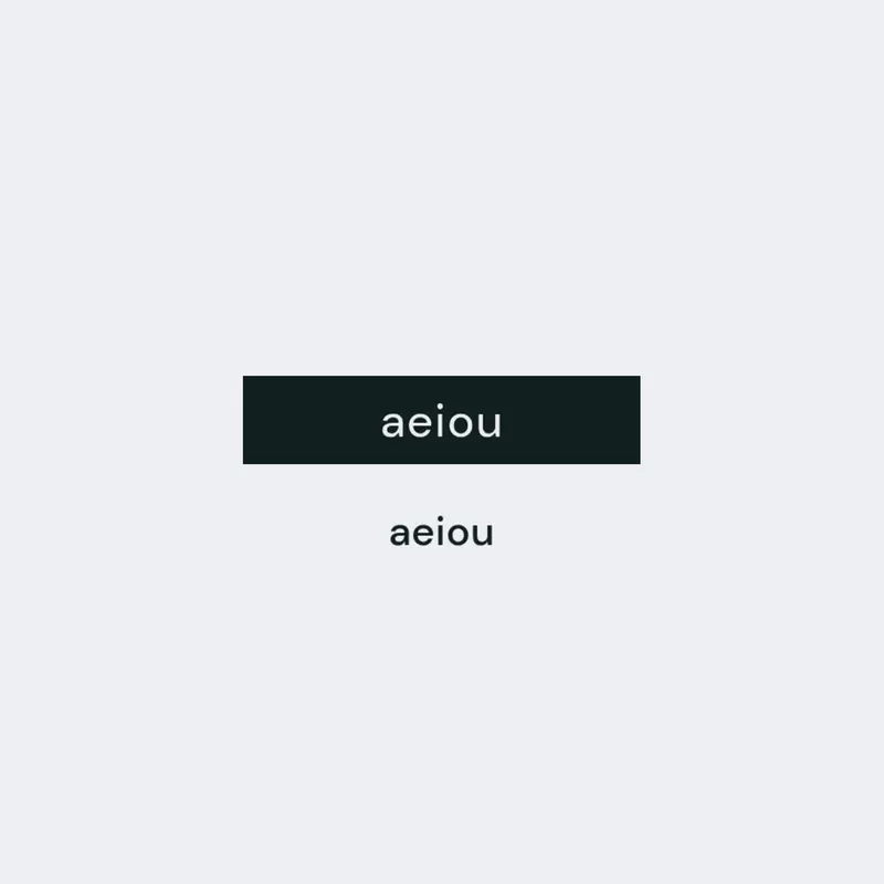aeiou by @gsirpts
