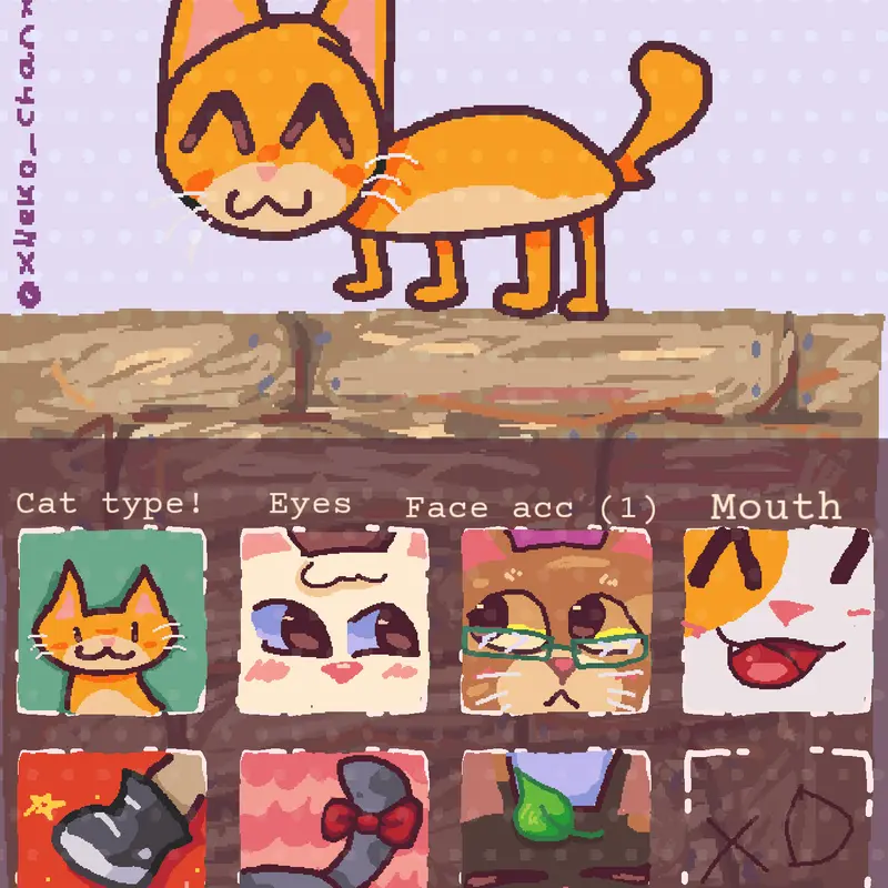 Cat creator ★! by @alexiarafaella