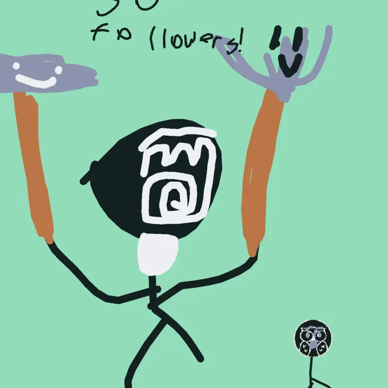 Yayyyy 50 follower by @randomuy