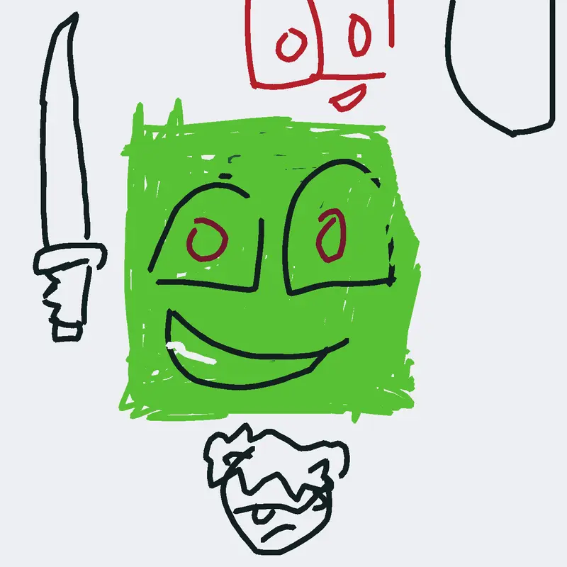 CRINGE AHH DRAWING by @elihpogi