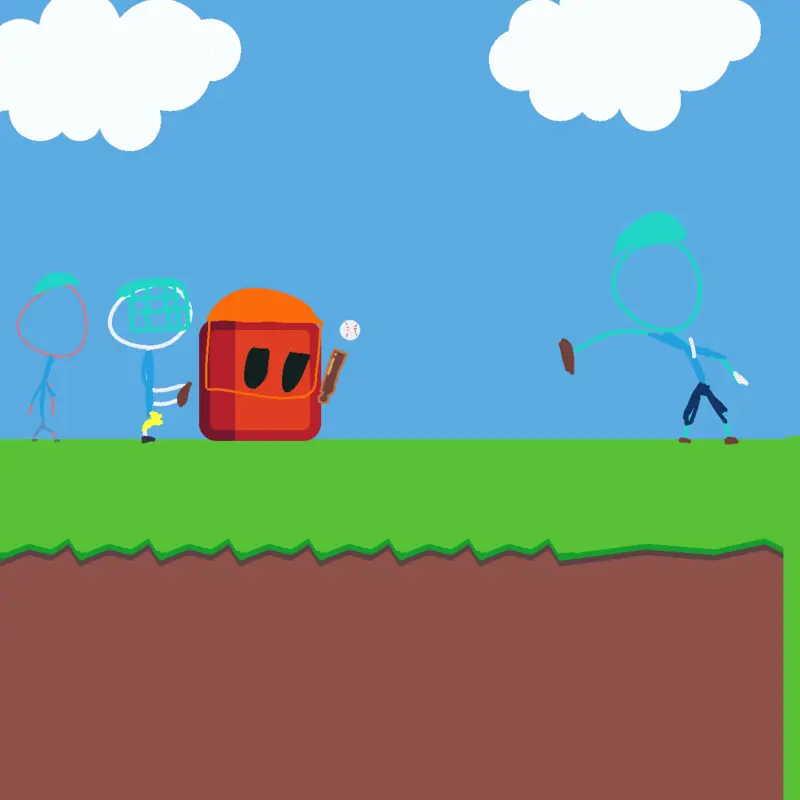 Catch the baseball by @Donuts628341