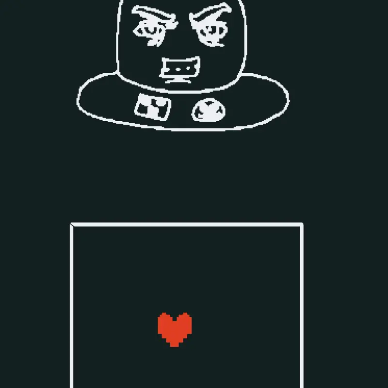 Finger Undertale Fight by @dailyralsei