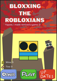 Bloxxing people I think