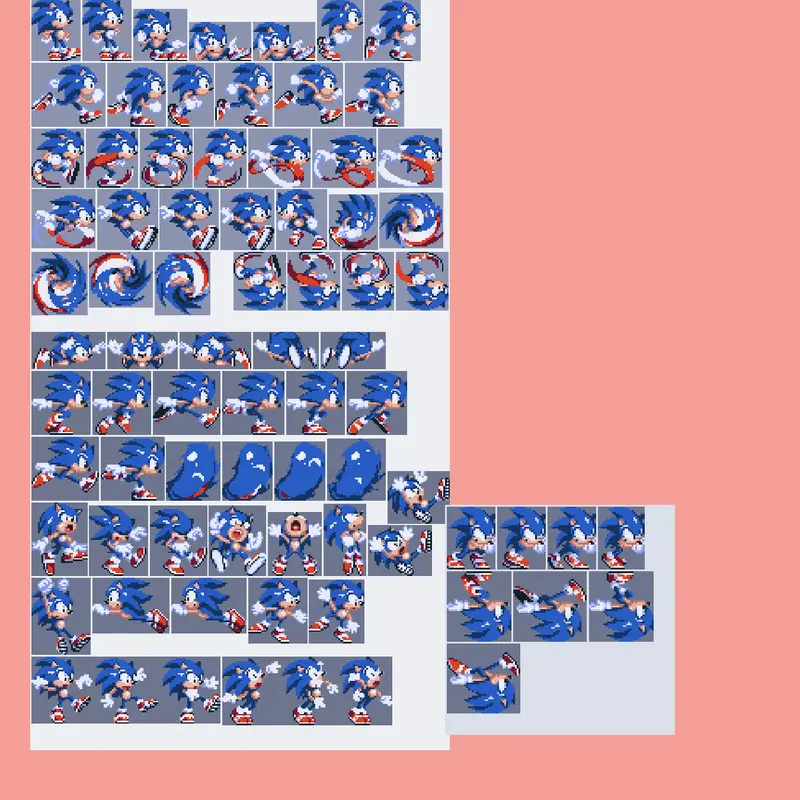 sonic by @yourfellowspriterghse