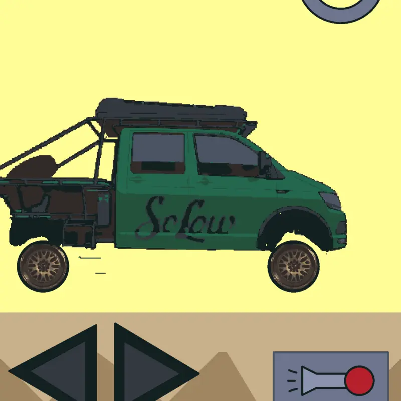Vw caddy off-road simulator by @frikimoster