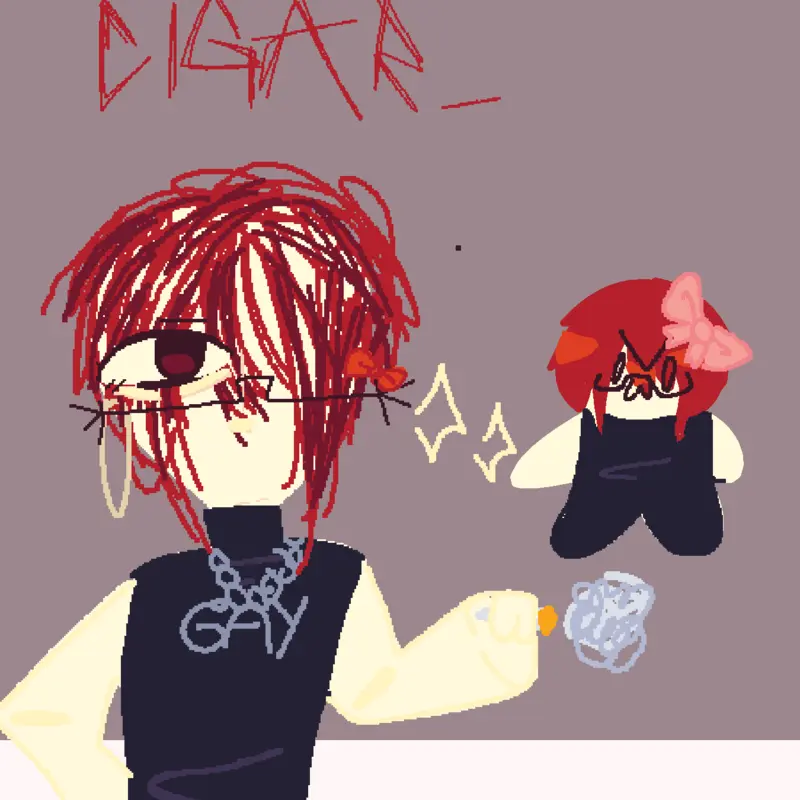 fan art for cigar!! >:D by @n0t_miqa-_-