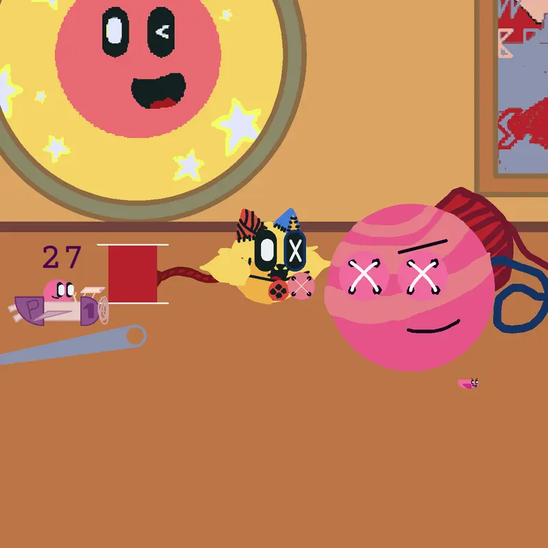 Yarn world - 7 by @slime_rancher