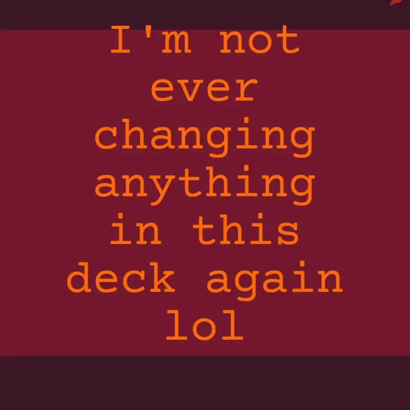 Scarfty Main Deck! by @SoelALT