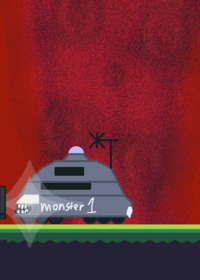 Monster 1 and Juggernaut vs Mutant tornado