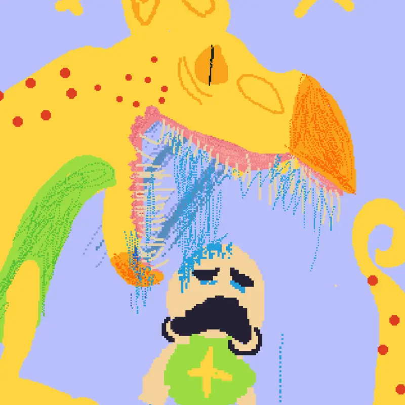Barney the killer dinosaur and friends! by @braco_123-2