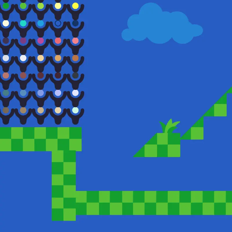 Golf ball race by @noelie_andhandsome