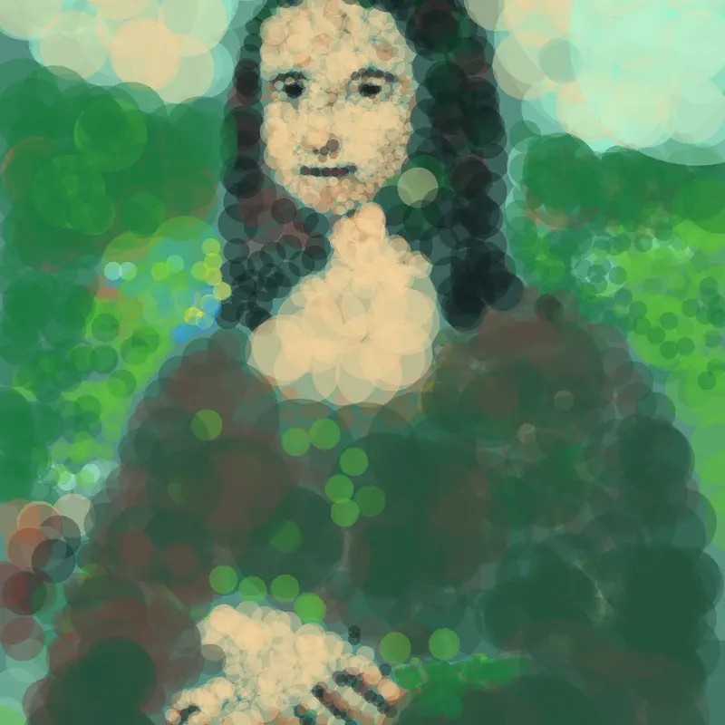Mona Lisa Painting 🎨 by @Penozendevierre