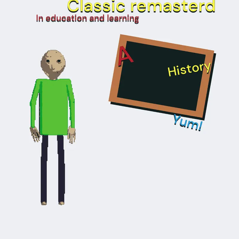 baldis basics 3D REAL remaster by @itchzi_another_acc
