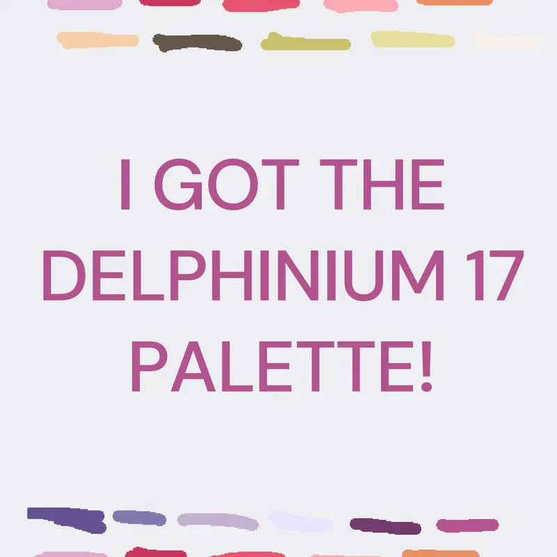 Delphinium 17 palette by @XxMoonpalxX