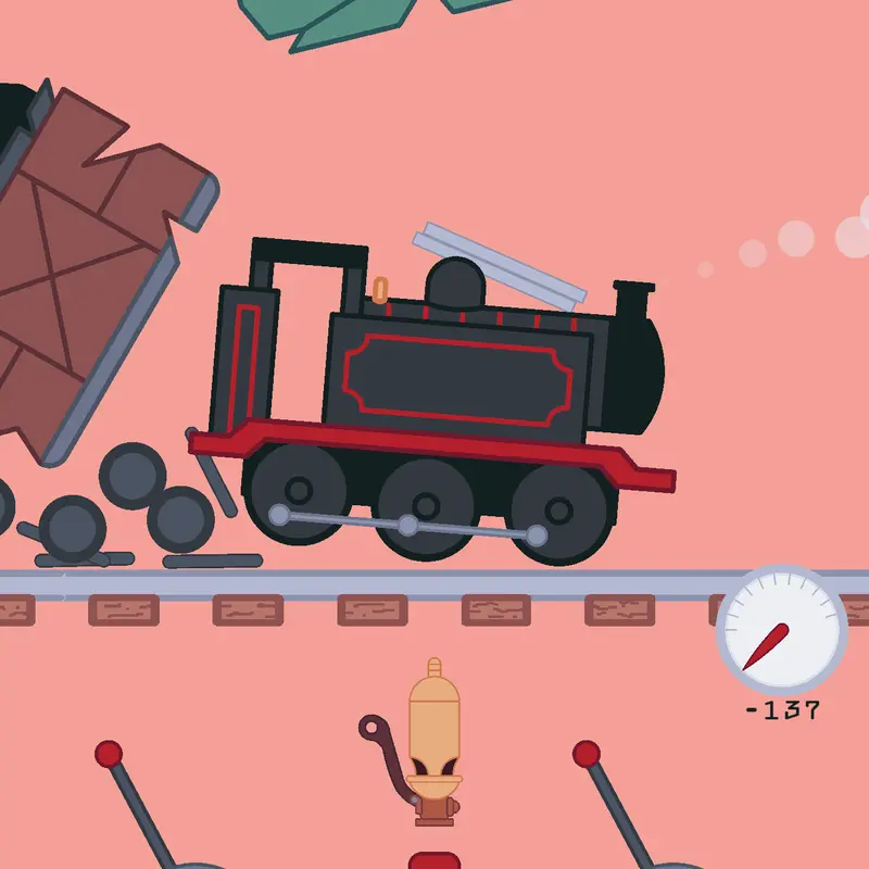 Steam train crash. #train #crash by @blueA1