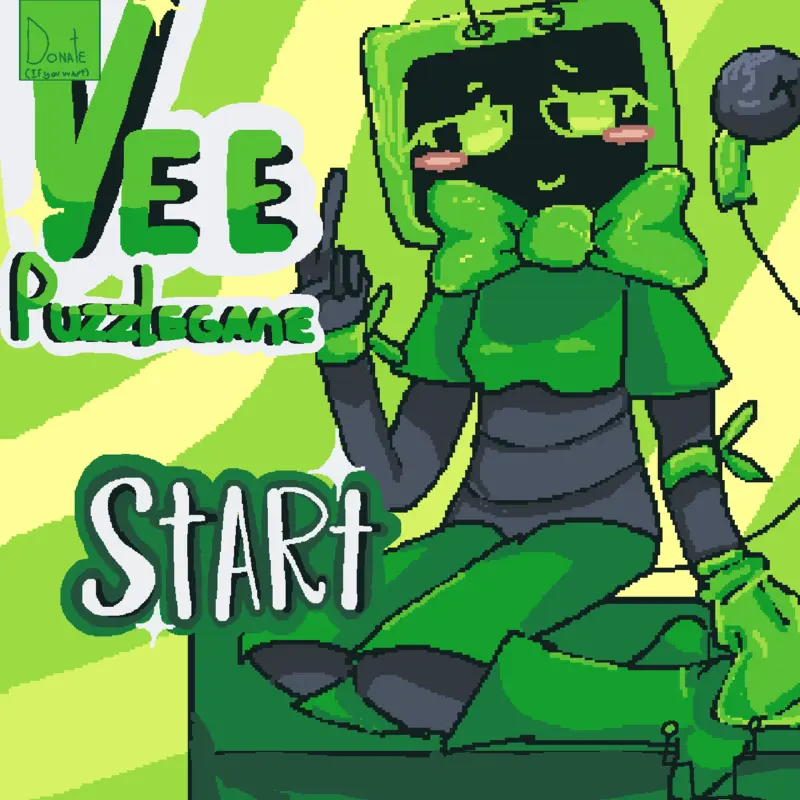 Just a Vee's puzzle game. by @MoonyXD