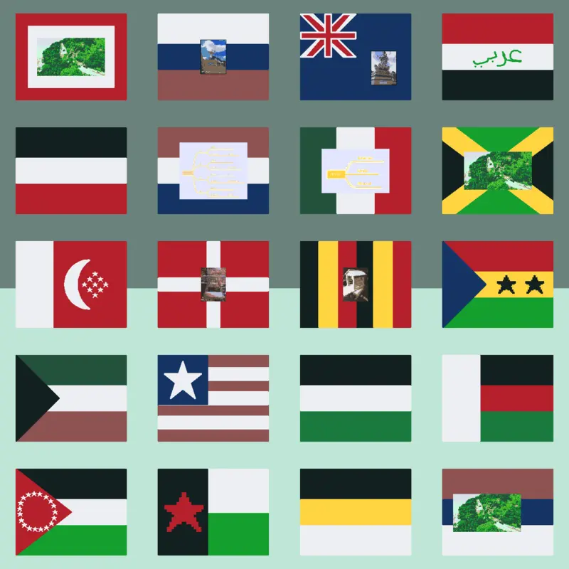 Virtual Flag Band by @filmroll