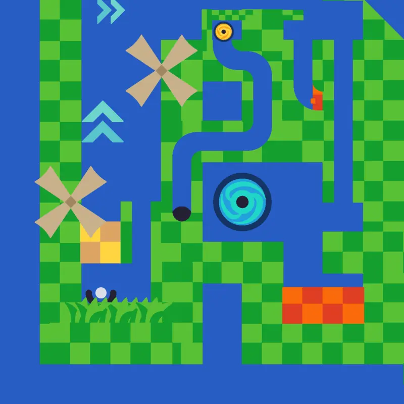 Mini golf A by @minianto_coockie
