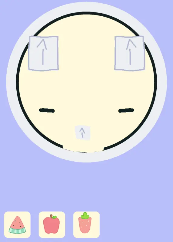 my dolly eating👁-c👁 (WIP) by @-_blob_-