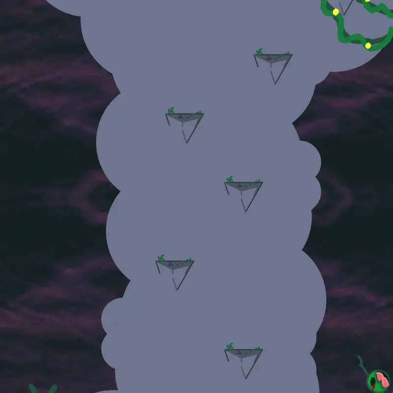 Zombie cave climb escape eat brains by @BagrielAlmondga