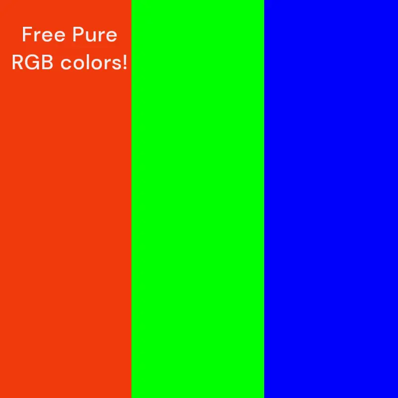 RGB free colors by @Hello0123