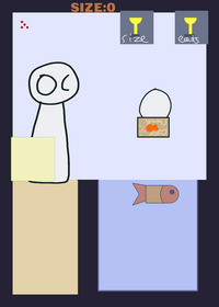 Fish feeding game