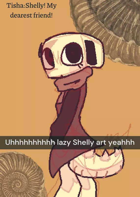 🐚SHELLY THE FOSSILIAN!🐚 by @hi_Penyul