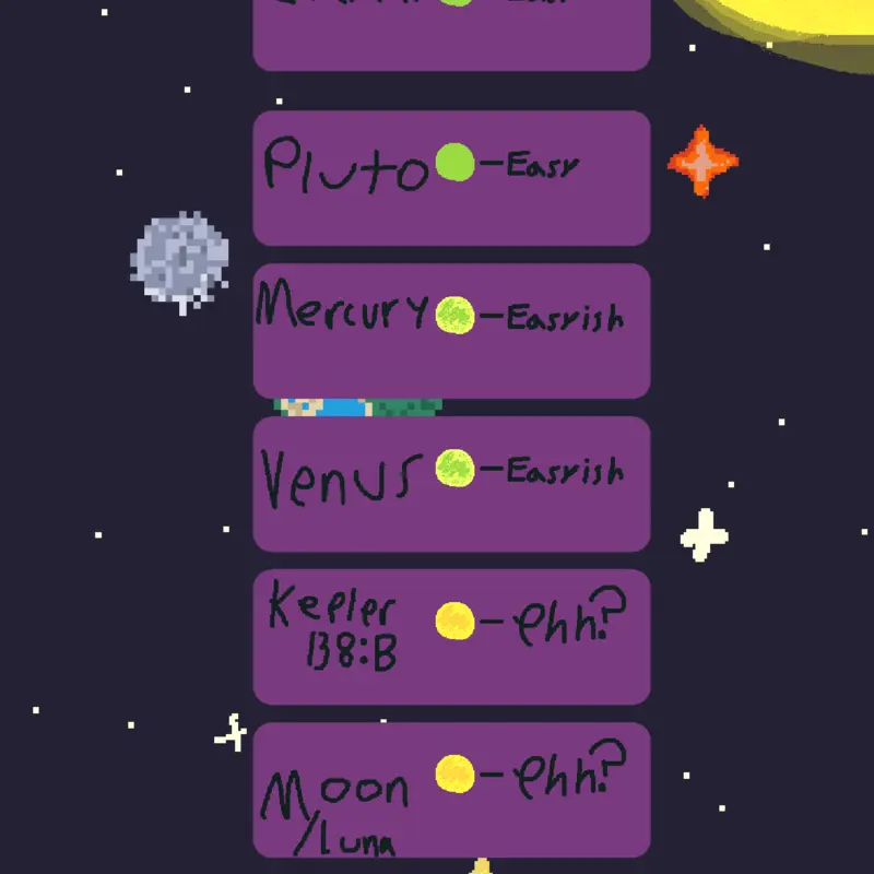 Golfing in the universe by @SugarCookiez