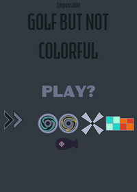 golf but not colorful