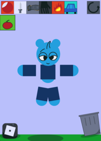 Sky ragdoll (I can’t fix the ball and knife...