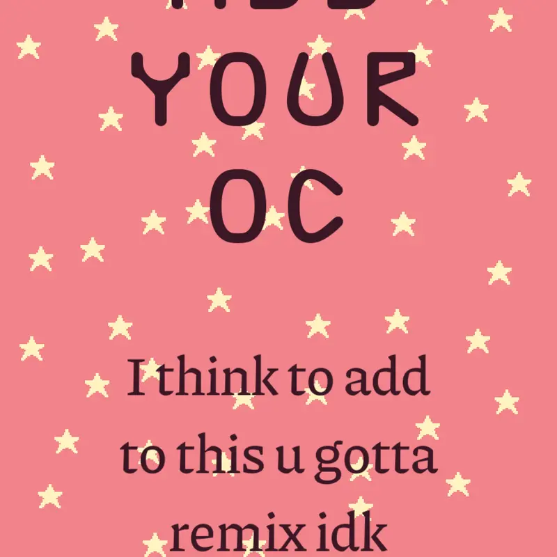 Add ur oc by @Annalaya