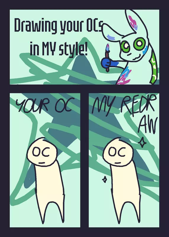 drawing ur ocs!! by @dinotruxfan