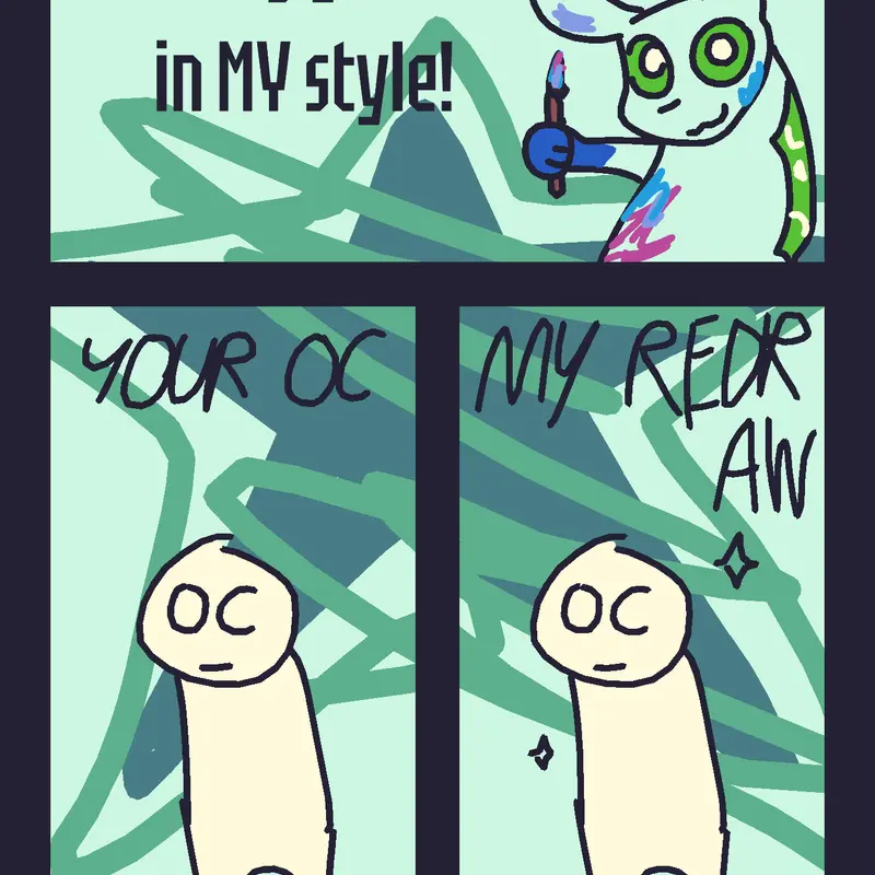 drawing ur ocs!! by @dinotruxfan