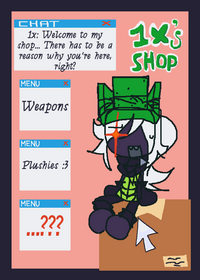 1x’s shop!