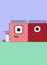 Numberblocks large Numbers