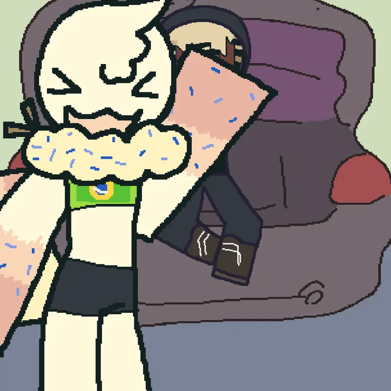 Me and bestie collab by @SUBSP4C3